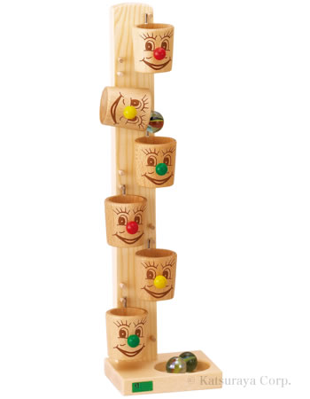 ローラーカップ ばけつの玉落とし 木製玩具 ベック社 木のおもちゃ専門店 おもちゃのパック