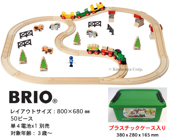 BRIO カントリー限定レールセット ブリオ レールセット 汽車 | 木の 