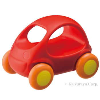コロリンカー 赤 フックス社 おもちゃ 車 赤ちゃん玩具 木のおもちゃ専門店 おもちゃのパック