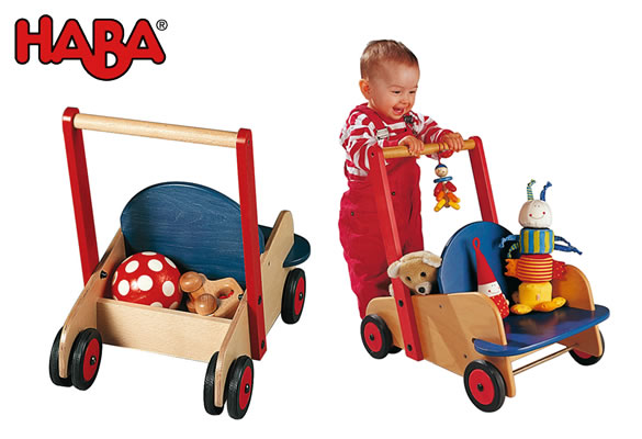 ウォーカーワゴン HABA 木製手押し車 ハバ社 赤ちゃん | 木のおもちゃ