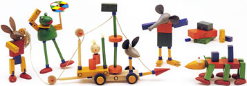 ケルナースティック 木のおもちゃ インテリア玩具