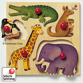 グライフパズル動物 セレクタ社 パズル 知育玩具 ドイツ製 | 木の 